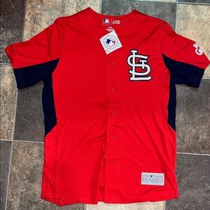 Genuine Merchandise Red and Navy Kids Jersey